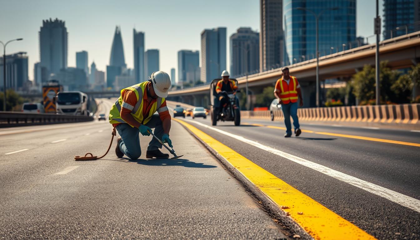 Rode Making Tar Road Marking Services in Johannesburg, Pretoria, Roodepoort
